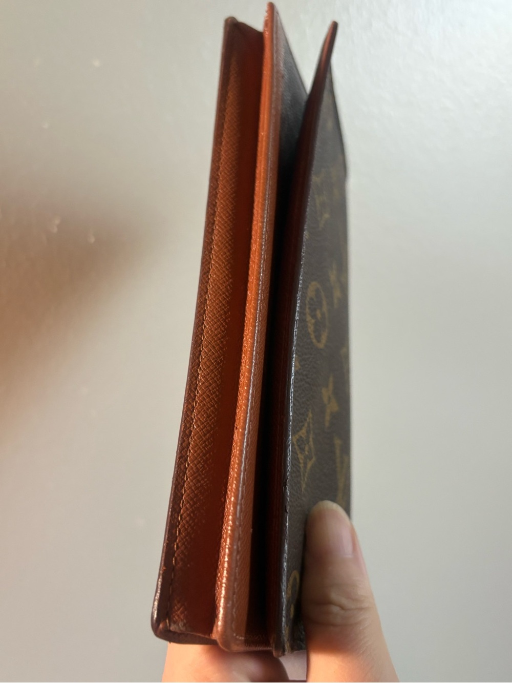 Authentic Louis Vuitton monogram checkbook wallet - Picture 12 of 14